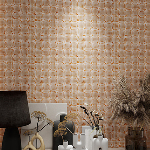 Ubin Mosaik Hitam Modern untuk Dekorasi Dinding Kamar Mandi dan Dapur  Pola Mosaik Kaca Kristal Iridescent untuk Ubin Kolam Renang - Product Image 5
