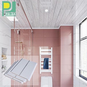 Tôn tạo hạt gỗ sinh thái <span class=keywords><strong>PVC</strong></span> Trần Bảng điều chỉnh cho thương mại - Product Image 2