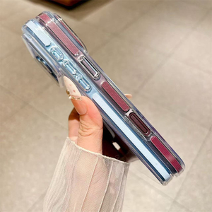 Coque magnétique rotative à 360 degrés Ice Crystal pour iPhone 18 Pro Max, en PC et TPU, transparente et résistante aux chutes - Product Image 4