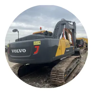 Máquina de construcción de ingeniería usada importada a precio barato de alta calidad, excavadora de servicio pesado, excavadora de orugas Volvo EC240 usada