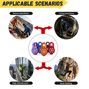 <span class=keywords><strong>Equipo</strong></span> y Herramientas <span class=keywords><strong>para</strong></span> Linieros Arboristas Polea de Desrame Ruedas Rodamientos <span class=keywords><strong>Equipo</strong></span> de Escalada de Árboles Aleación de Aluminio Estampado Certificado CE/EN - Product Image 2