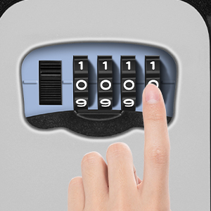 Mini boîte de rangement pour clés imperméable pour l'extérieur, boîte de sécurité pour clés à monter au mur pour la maison, le bureau, l'usine, les garages, utilisation en extérieur - Product Image 4