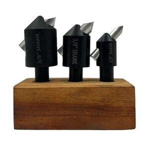 ชุดดอกกัดแบบต่างๆ 3 ชิ้น ขนาดก้าน 3/8 นิ้ว HSS สำหรับเครื่อง CNC - Product Image 1