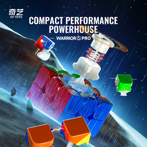 QiYi Warrior M Pro 3x3x3 Magnet würfel QY TOY Brain Teaser Kunststoff Aufkleber los <span class=keywords><strong>3</strong></span>*<span class=keywords><strong>3</strong></span> Cubo Magico Education Puzzle mit Magneten - Product Image 2