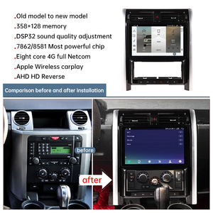 Lettore Multimediale Android GPS da 13,3 Pollici con Schermo Touch OLED, Risoluzione HD 1920x1080 per <span class=keywords><strong>Land</strong></span> <span class=keywords><strong>Rover</strong></span> <span class=keywords><strong>Discovery</strong></span> <span class=keywords><strong>III</strong></span> L319 - Product Image 4