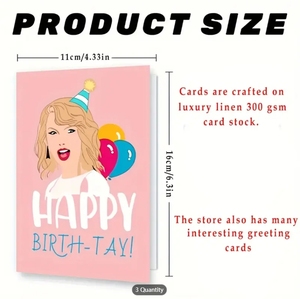 Tarjeta <span class=keywords><strong>de</strong></span> <span class=keywords><strong>cumpleaños</strong></span> conmovedora e hilarante, un regalo único Para Hija, novia o <span class=keywords><strong>hermana</strong></span>, hecha a mano con amor - Product Image 6