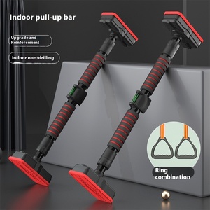 Barre de fitness horizontale d'intérieur OEM, sans perçage, rétractable, écologique, en acier, unisexe, vente en gros, prix abordable, modèle 1 - Product Image 2