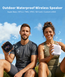 Haut-parleur sans fil portable Bluetooth étanche pour l'extérieur, personnalisable avec logo, idéal pour <span class=keywords><strong>la</strong></span> randonnée – Cadeau promotionnel - Product Image 5