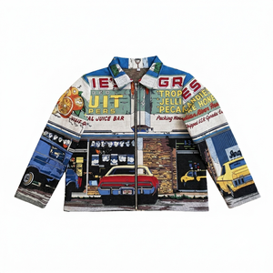 <strong>Men</strong> Casual Jacket Streetwear Fashion Clothing Custom Logo Wholesale Manufacturer High Quality Supplier New Styles Set - Product Image 2