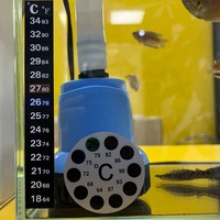 Stiker Suhu Kristal Cair yang Dapat Digunakan Kembali untuk Botol Air, Mandi Bayi, Akuarium, Minuman, Termometer Permukaan, Stiker 18 36 Derajat