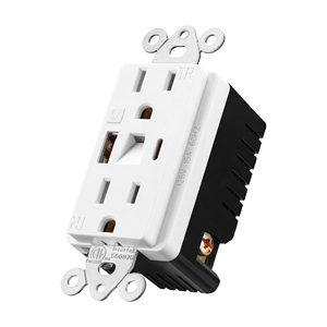 5V 5.0A <span class=keywords><strong>USB</strong></span> A và loại C Ổ cắm điện với ánh sáng ban đêm tường ổ cắm <span class=keywords><strong>USB</strong></span> ổ cắm - Product Image 4