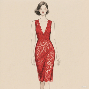 Robes personnalisées en mousseline plissée, coupe trapèze, longueur genou, couleur unie, tendance, pour l'été, soirée, décontractées, bureau, sexy, professionnelles - Product Image 1