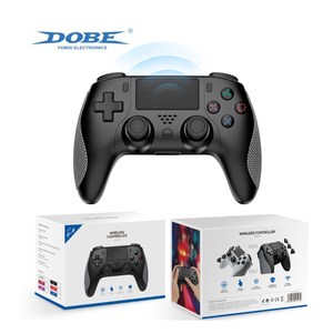 Dobe nút cảm ứng đôi sốc không dây trò chơi <span class=keywords><strong>gamepad</strong></span> joystick điều khiển cho PlayStation4 trò chơi phụ kiện - Product Image 1