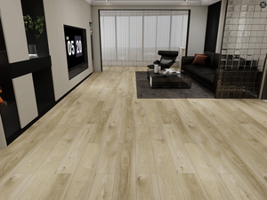 Piso <span class=keywords><strong>Laminado</strong></span> de Madera HDF de la Mejor Calidad de China AC3 AC4 AC5 con Sistema de Clic, 8mm 10mm 12mm de Grosor, Roble Blanco y Gris Oscuro, Impermeable para Sala de Estar - Product Image 4