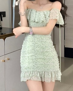 Vestido de gasa con Mull latido del corazón, para verano, ventilado, cuello de barco, nuevo estilo, puede ayudar a la inspección de calidad, 2022 - Product Image 1