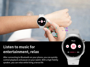 Đồng hồ thông minh Valdus <span class=keywords><strong>Android</strong></span> 5.0 theo dõi giấc ngủ Dự báo thời tiết đồng hồ nam 4 Pro phù hợp với đồng hồ thông minh sạc không dây - Product Image 6