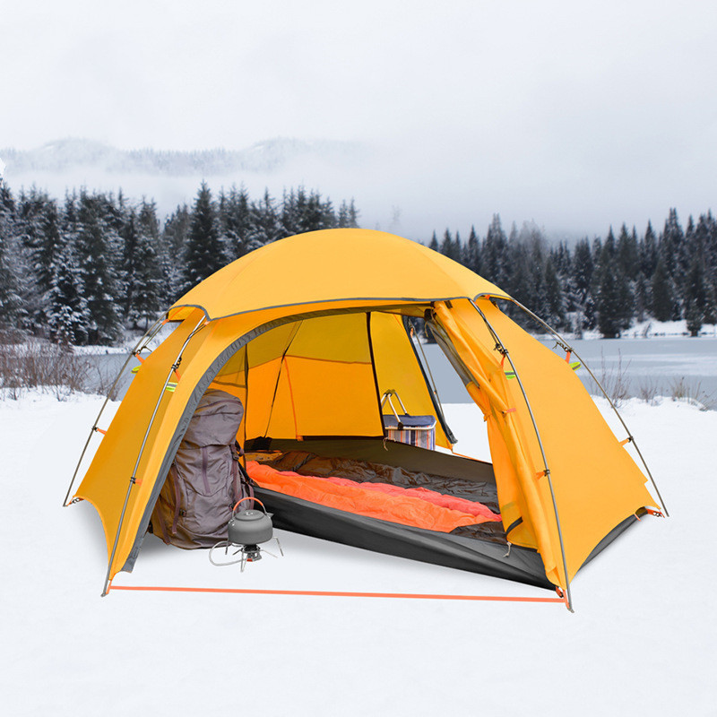 Rainproof Ice Fishing Lightweight 4 Season Tent Double Layer Camping 3000mm