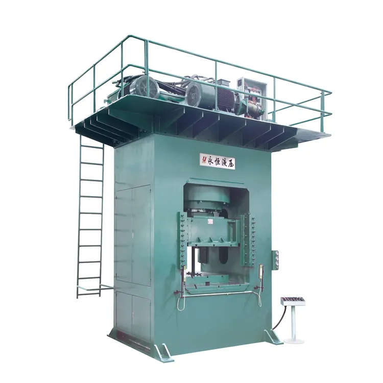 Yongheng Hydraulic 2500T Industrial Vertical H Frame Blacksmith Friction Forging Hydraulic Forging Press