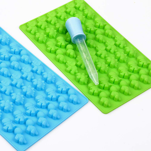 Moule en silicone 48 cavités <span class=keywords><strong>mini</strong></span> dinosaures pour bonbons gélifiés, qualité alimentaire, mignons moules à chocolat et bonbons en forme de dinosaures, vente en gros directe usine - Product Image 5