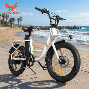 Bicicleta Eléctrica Plegable de 250w 350w 500w 750w 36v 48v, Impermeable, de 2 Ruedas, con Neumáticos Gruesos de 20 Pulgadas - Product Image 4
