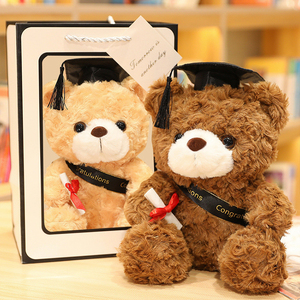 Oso de Peluche Personalizado con Camiseta de Graduación, Pequeño, para Regalos de Graduación - Product Image 5