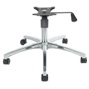 Base per Sedia da Ufficio in Lega di Alluminio Rinforzata, Gambe Mobili con Ruote, Base Metallica Regolabile in Altezza - Product Image 3