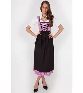 Высокое качество немецкое большое Платье Dirndl 100% хлопок для молодых девушек/традиционное платье Dirndl/индивидуальное Платье Dirndl