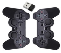 Manette sans fil pour ordinateur 2025, système double, USB 2.4G, pour Android TV Box, jeu, deux personnes, multifonctionnelle, support de rangement