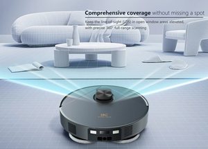 Robot Aspirador Inteligente Flagship A10 Ultra, 25000 Pa de Succión Potente, Fregado Rotatorio Doble, Recolección Automática de Polvo, Batería de Larga Duración de 6400 mAh - Product Image 1