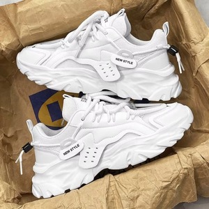 Zapatillas Deportivas Blancas Ligeras y Transpirables para Hombre, con Suela Gruesa, Diseño Deportivo Versátil, Tendencia de Moda para Invierno, Primavera y Otoño - Product Image 6