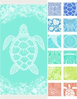 Oversized Turkish Beach Towels Quick Dry, Sand Free Towels with Travel Bags, 39x71 Inch, Lightweight