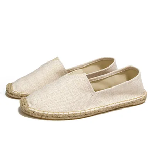 Nuevos zapatos casuales de pescador de lona de lino, <span class=keywords><strong>alpargatas</strong></span> transpirables de tendencia juvenil para hombres, <span class=keywords><strong>alpargatas</strong></span> personalizadas - Product Image 1