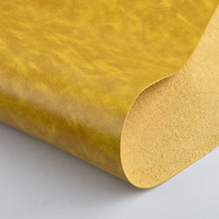 Haute qualité Crazy Horse cuir Faux daim microfibre tissu PU matériau d'ameublement pour la décoration intérieure hôtels et ingénierie de sacs