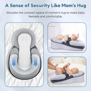 Baby Feeding Support Wedge Pillow Infant Nursing Cushion with Gentle Incline Portable Lounger Support - Product Image 3