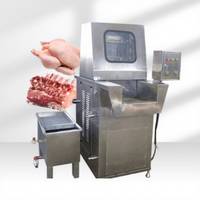 Injecteur de marinade automatique industriel en acier inoxydable 304 pour viande, avec 48/80/120 aiguilles pour poulet