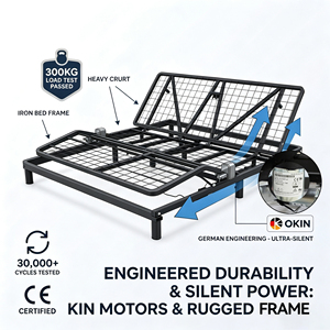 Cama Ajustable con Función Antironquidos, Despertador por Voz sin Conexión, Marco de Cama Inteligente con Control Remoto Inalámbrico, OEM, Personalizable, Venta al Por Mayor - Product Image 2