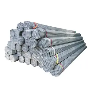 Light weight galvanized steel pipe pre galvanized gi conduit pipes galvanized steel round pipe tube