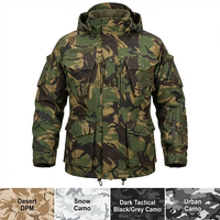 Veste imperméable 3 en 1 de haute qualité, polyvalente, durable, multi-poches, camouflage, taille standard ISO, unisexe, toutes saisons, pour la chasse