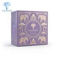 Boîte à tiroir en chocolat recyclable haut de gamme, emballage rigide de luxe, sûr pour les aliments, boîte cadeau coulissante avec logo pour bonbons, mariage