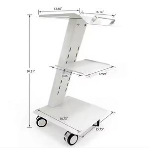 Tre strati <span class=keywords><strong>Scanner</strong></span> orale ospedale espositore alimentazione elettrica in acciaio inox clinica Mobile carrello dentale - Product Image 6