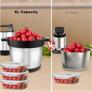 เครื่องผสมอาหารอเนกประสงค์สำหรับขายส่ง เครื่องบดมันมอญ เครื่องบดเนื้อเชิงพาณิชย์กำลังสูง เครื่องปั่นฟูฟู Berhome - Product Image 6