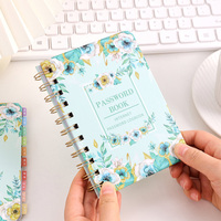 Diario de Oración con Tapa Dura Floral Vintage, Encuadernación en Espiral A6, Diario Devocional, Cuaderno de Estudio, Planificador Guiado