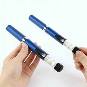 Stylo injecteur réutilisable pour usage domestique, cartouche de 3 ml, stylo injecteur métallique réutilisable - Product Image 1