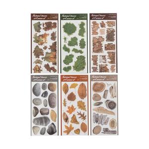 Pegatinas de Transferencia de la Serie Natural Trace - 2 Piezas de PVC Autoadhesivas para Decoración Navideña y Pegatinas para Cuadernos DIY - Product Image 1