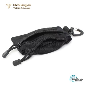Pochette de rangement compacte en tissu Oxford avec fermeture éclair et patch pour une utilisation en camping en plein air - Product Image 3