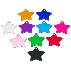 Etiqueta de identificación de perro de aluminio Atars grabada personalizada, colgante de Collar de marca personalizada, tema de Anime de aluminio, etiqueta de regalo para mascotas - Product Image 1