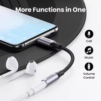 Adaptateur audio USB C vers 3,5 mm UGREEN, type C vers prise casque auxiliaire, dongle 24 bits/96 kHz, câble DAC HiFi pour iPhone 15 Pro Max
