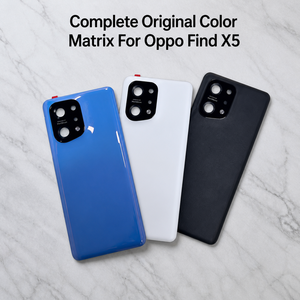 สำหรับ Oppo Find X5 ฝาหลังเปลี่ยนกระจก ฝาครอบแบตเตอรี่ ฝาหลังพร้อมช่องตัดกล้องที่แม่นยำ ขายส่งราคาส่ง - Product Image 1