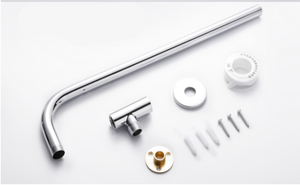 304 Stainless Steel <strong>Rainfall</strong> <strong>Shower</strong> <strong>Head</strong> <strong>with</strong> <strong>Shower</strong> Arm and Stainless Steel <strong>Hose</strong> - Product Image 5