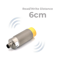 Lector Escritor RFID Industrial Empotrable FineJoin D1606 13,56MHz ISO15693 Modbus RTU RS485
